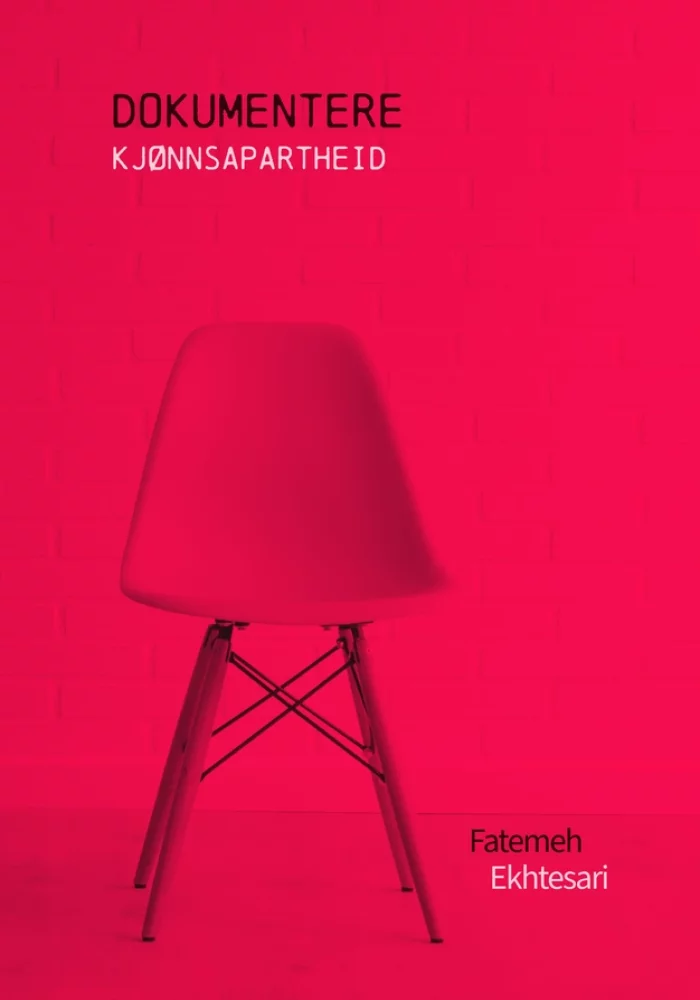 Omslaget til den kommende boken Dokumentasjon av kjønnsapartheid